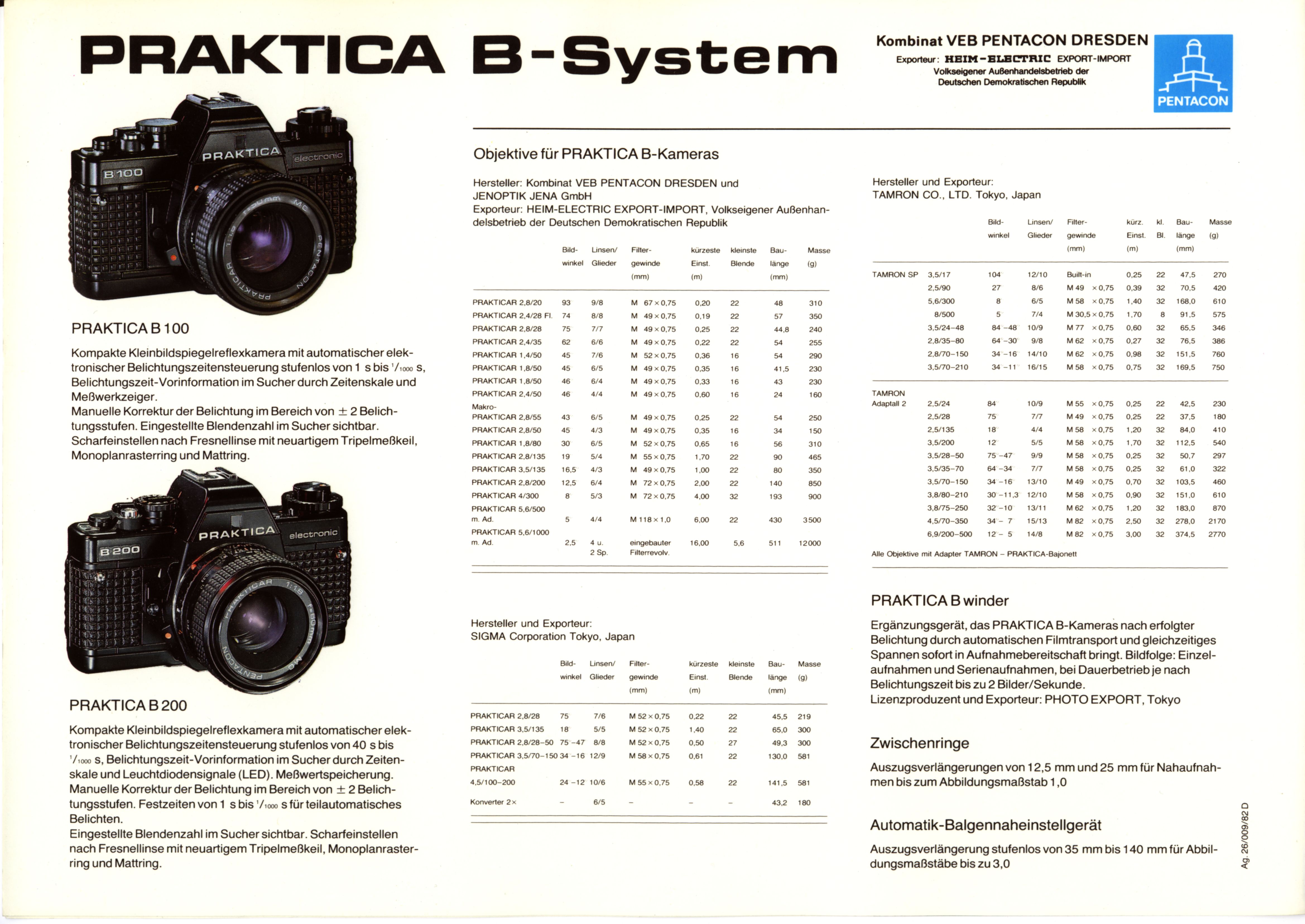 Praktica B200 Electronic